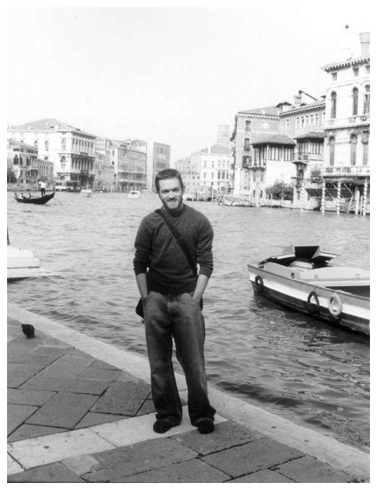 One of the few photos I have of myself in Italy.  Venice.  2002