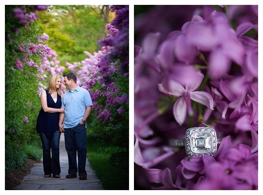 Henry Ford Estate Dearborn Engagement Session Engagement Ring