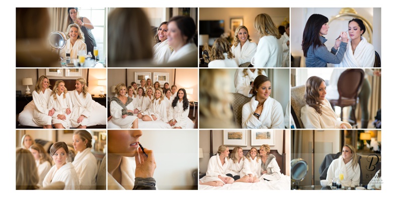 The bride and bridal part at the Townsend Hotel