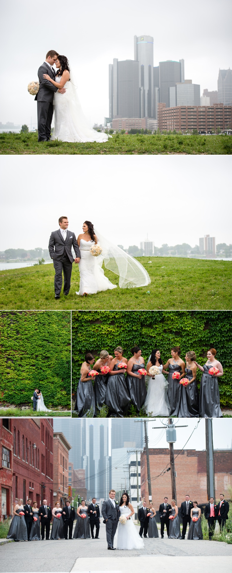 Detroit Wedding BTW Photography First Look and wedding party