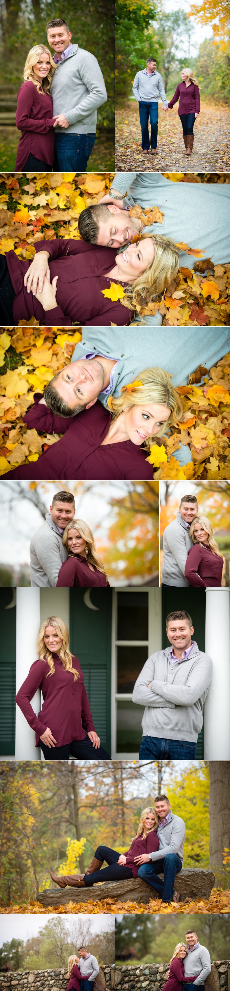 Downtown Rochester Fall Engagement Session