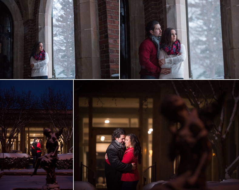 Grosse Pointe Academy and War Memorial Winter Engagement 3