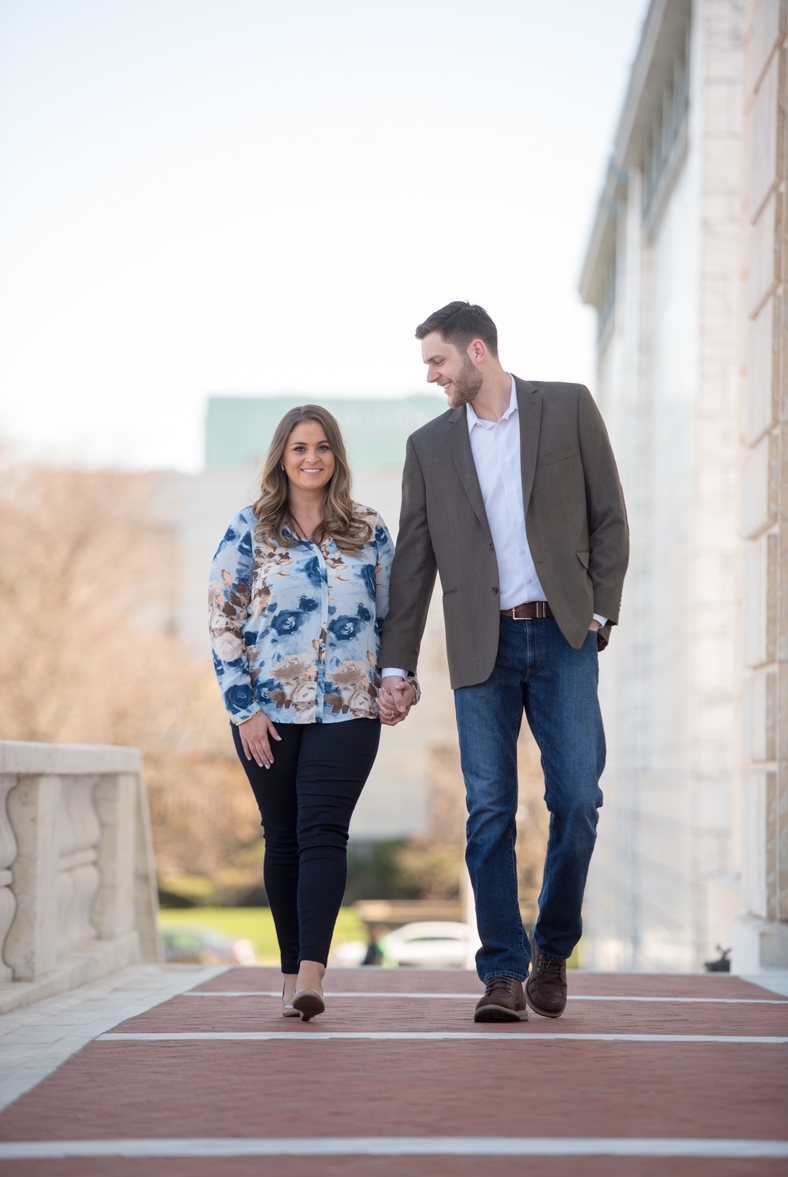 Detroit Engagement Session at the DIA