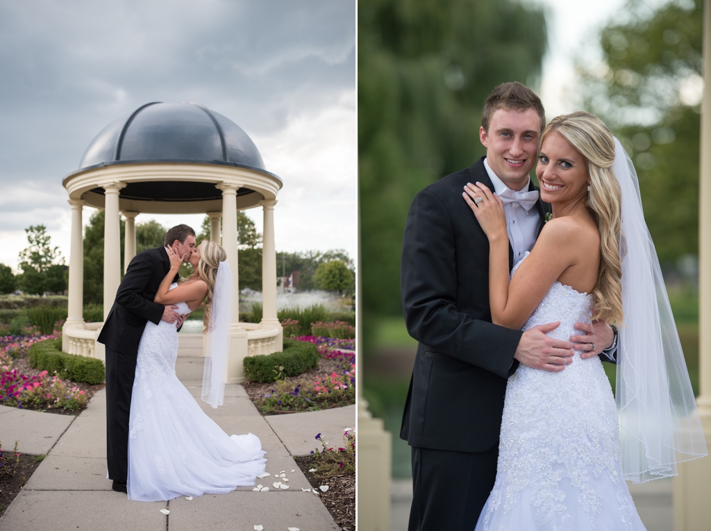 Wedding portraits at Blossom Heath in St. Clair Shores