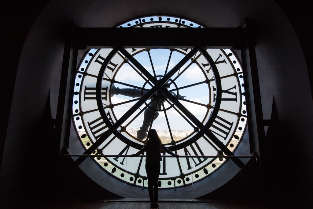 Clock in Musee d'Orsay