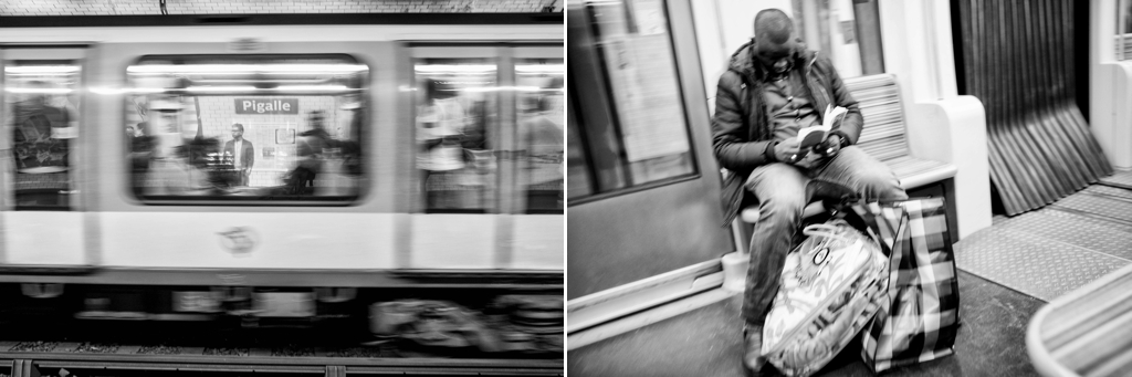 Paris street photography metro