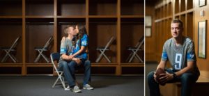 Detroit Lions Ford Field Engagement Session