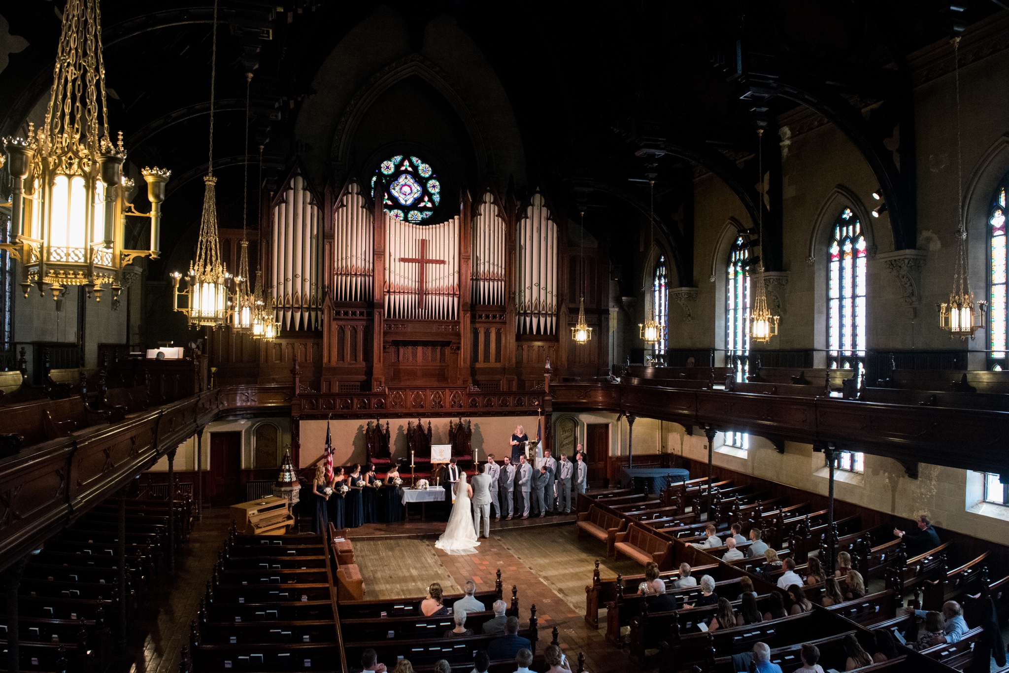 Fort Street Presbyterian Church wedding