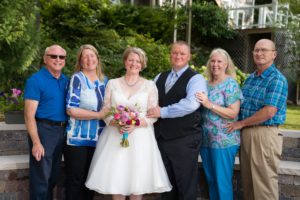 Traverse City backyard wedding