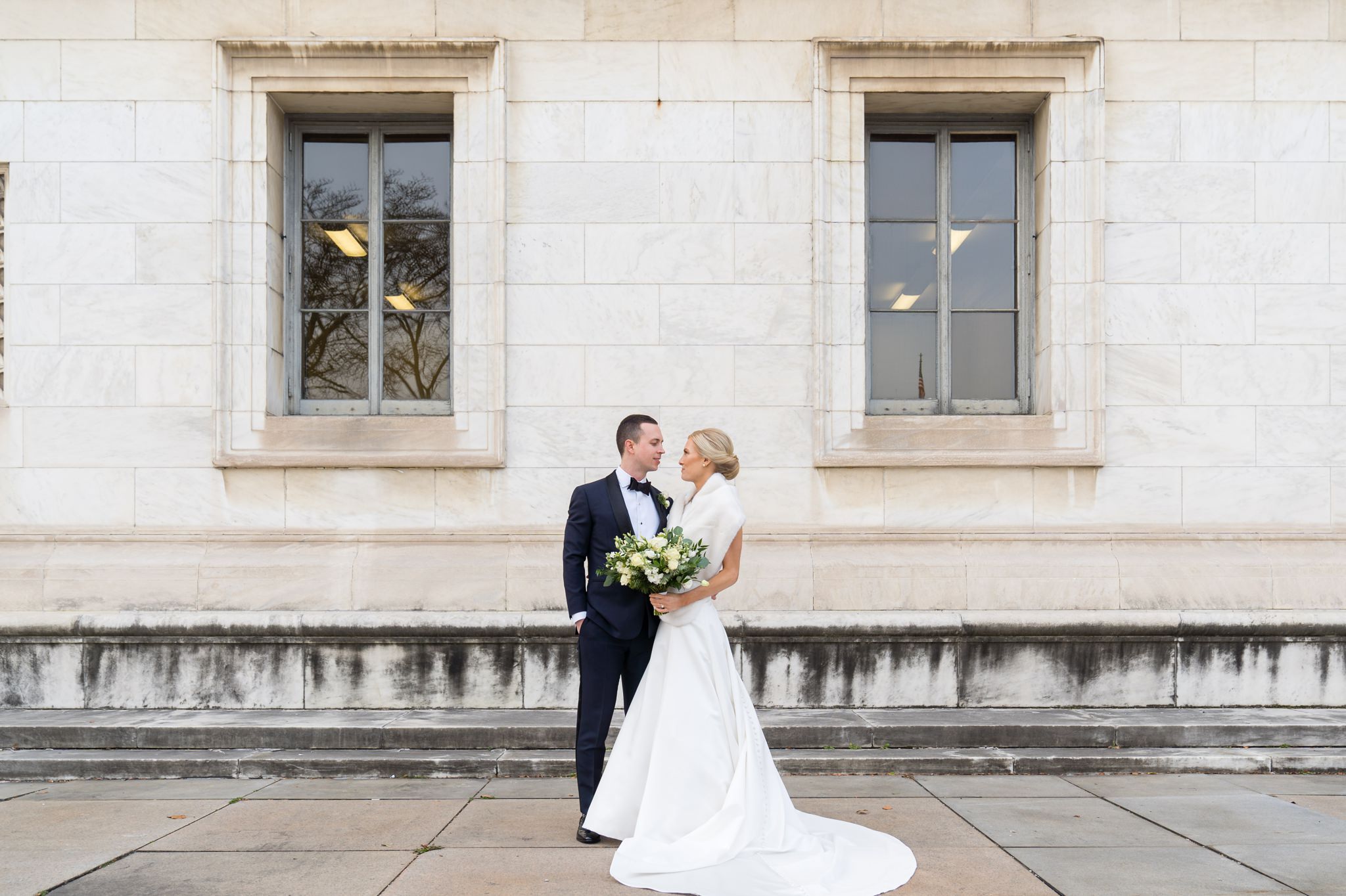 wedding at the Detroit Public Library
