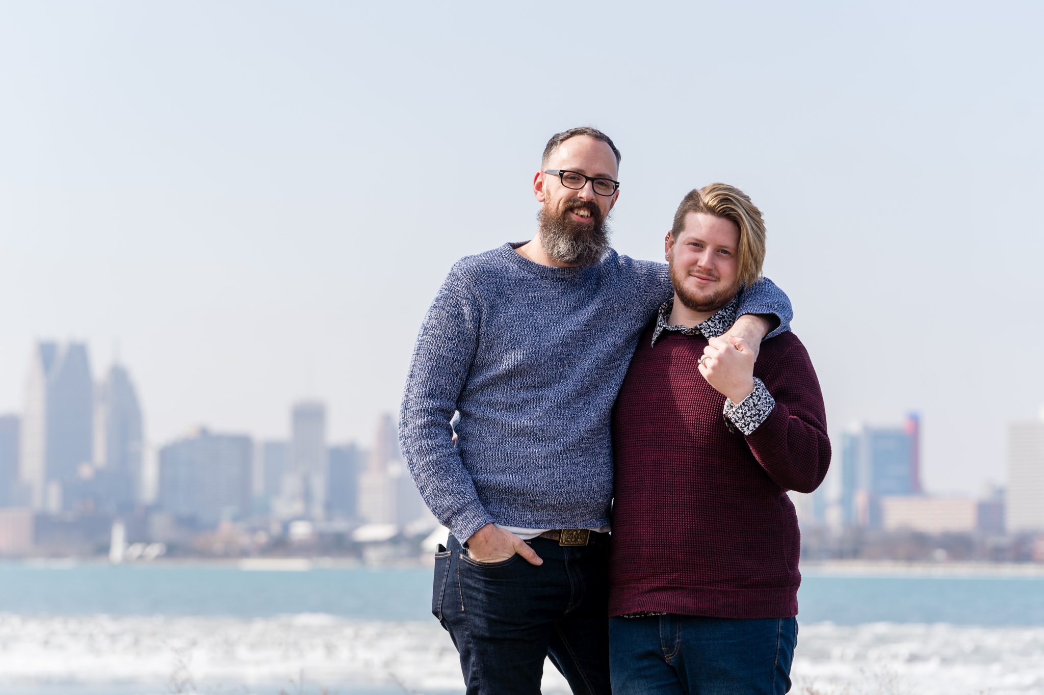 same-sex proposal photography Detroit