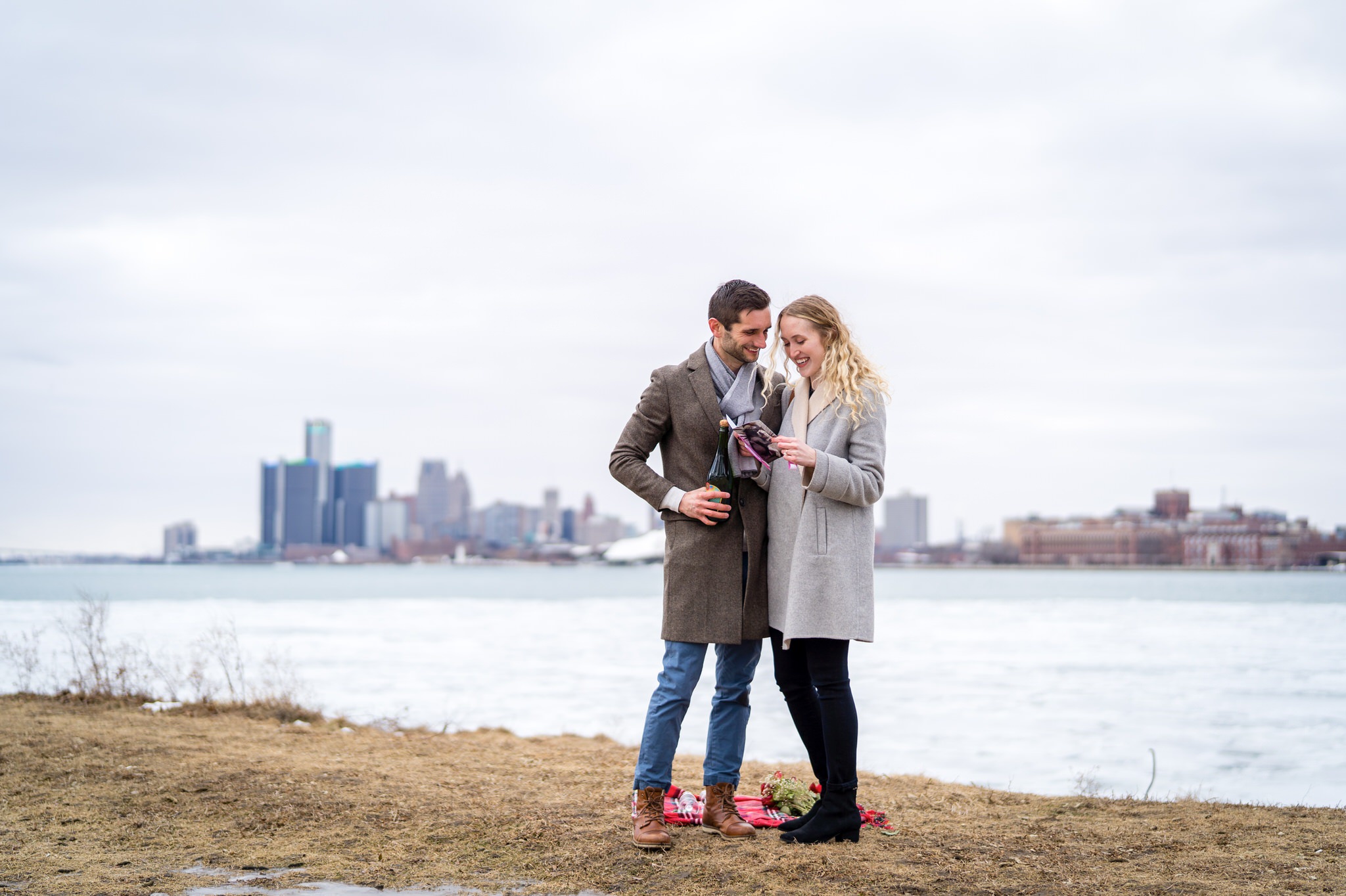 Valentine's Day proposal on Belle Isle