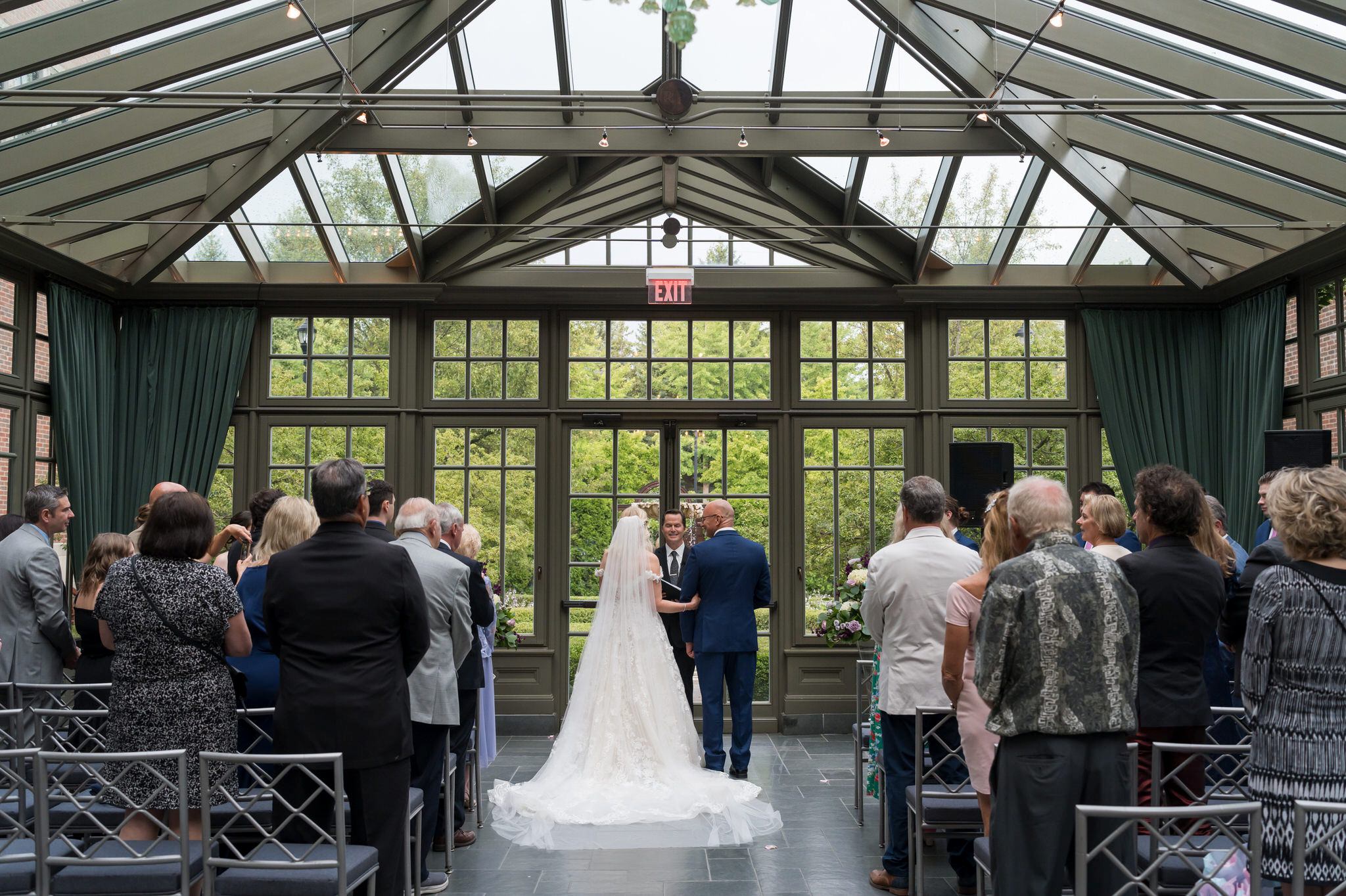 A Royal Park wedding in the Conservatory. 