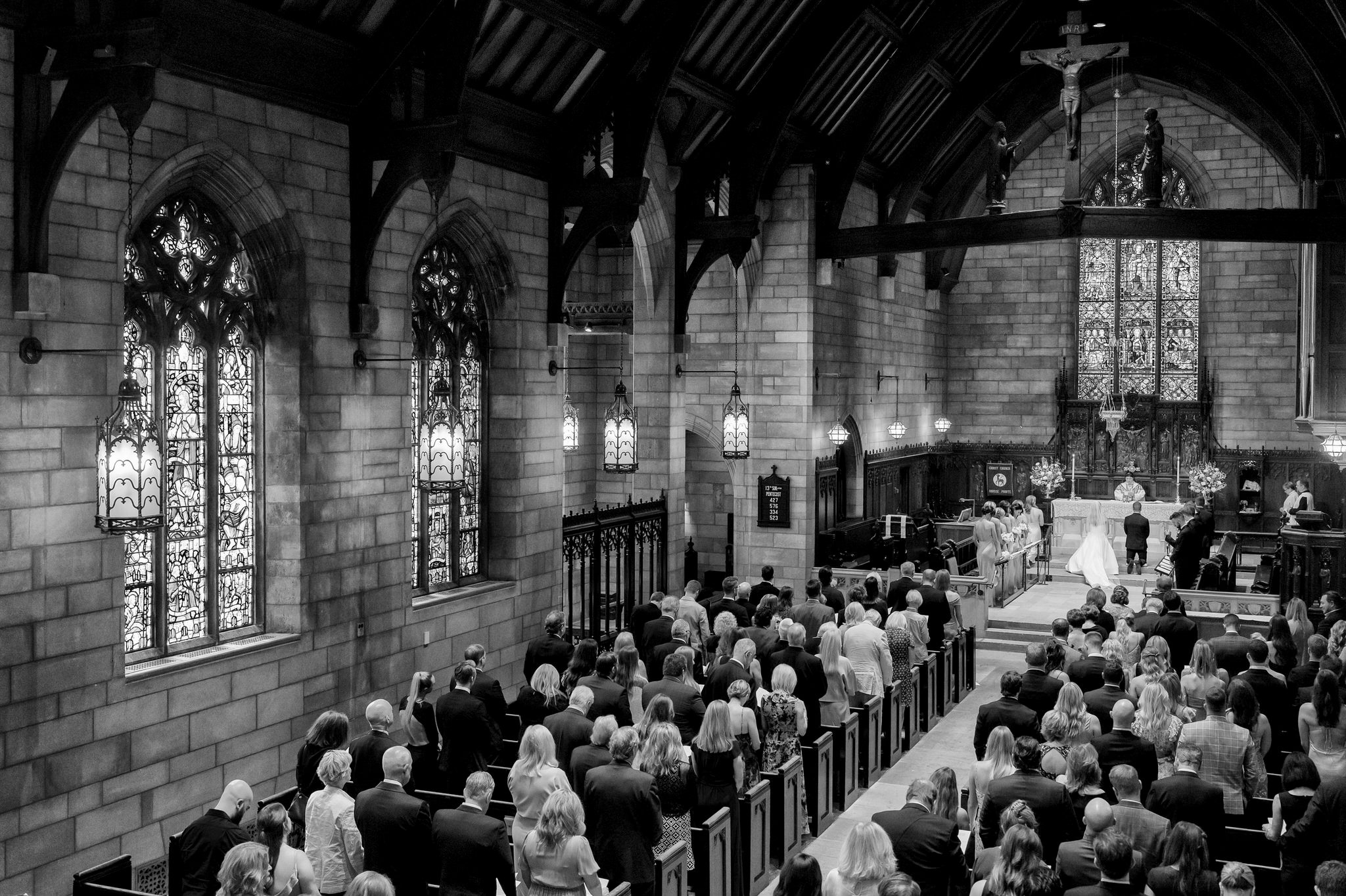 Christ Church Grosse Pointe wedding ceremony.  