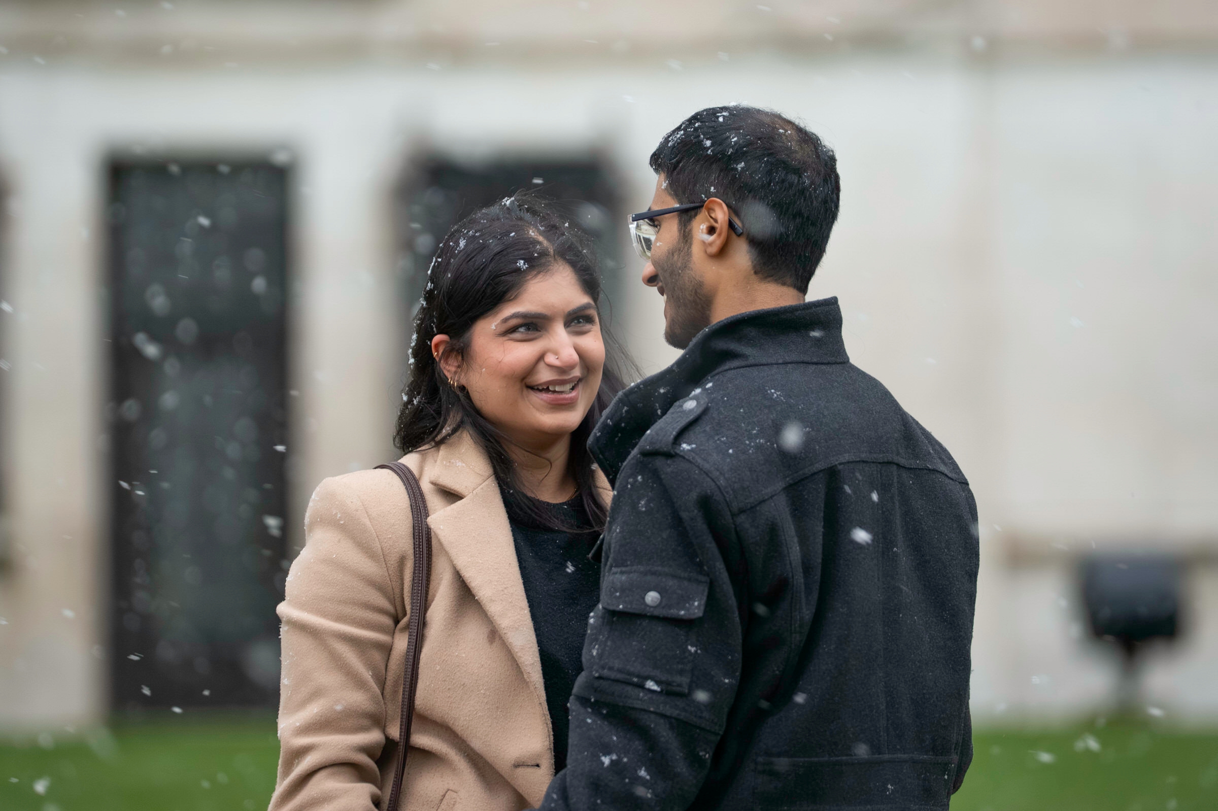 Sowmya's reaction to Sid's snowy surprise DIA proposal