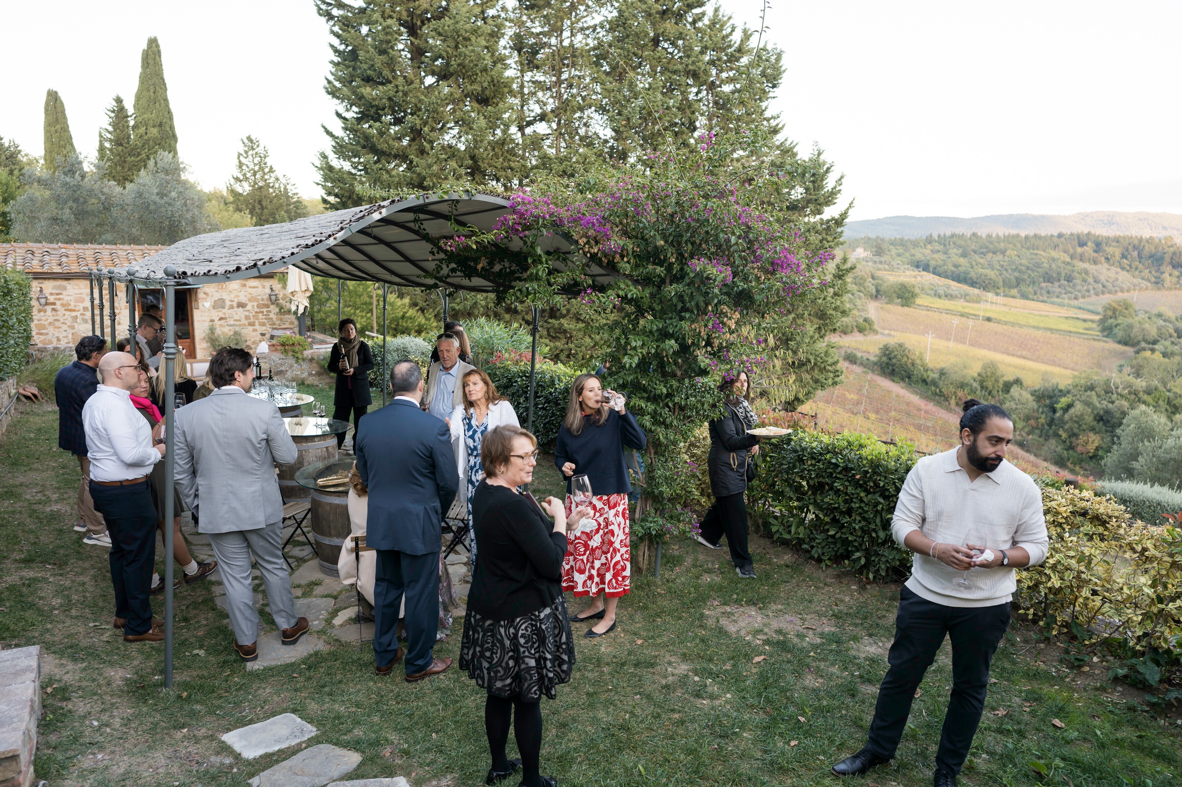 Scenic views during Welcome Party at Quercia al Poggio 