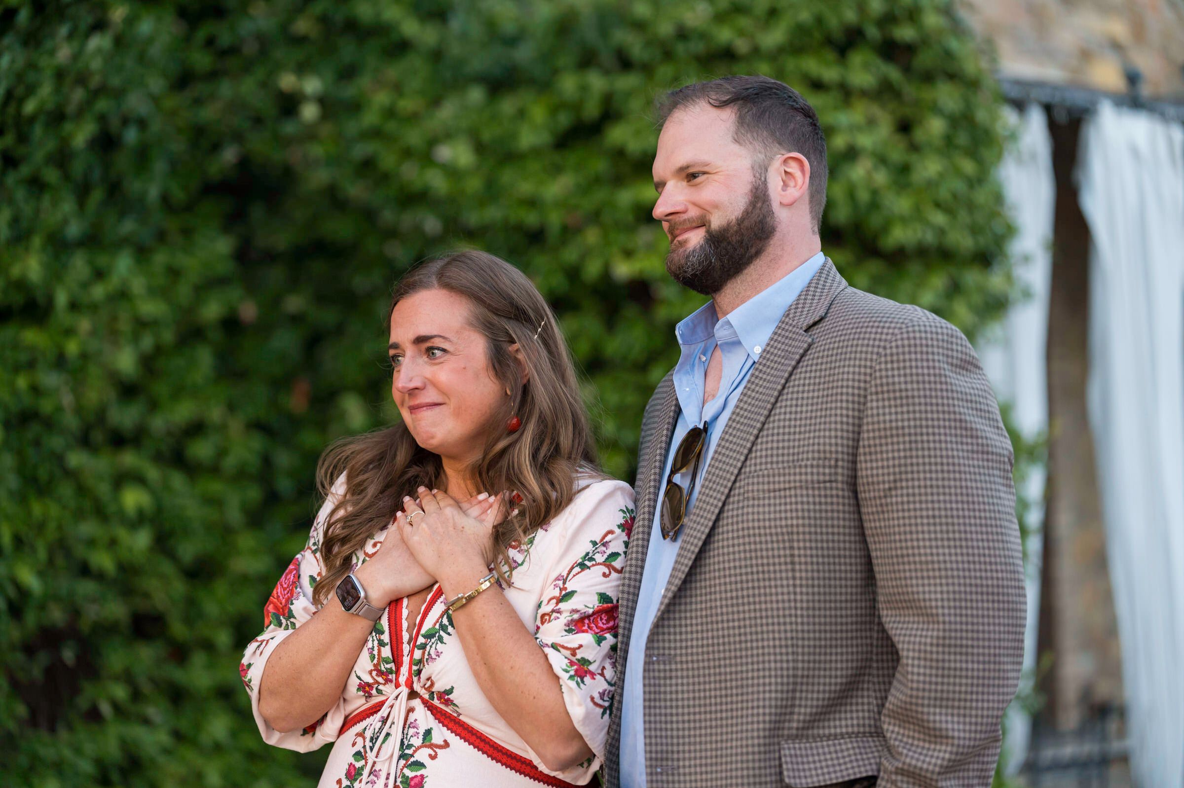 Kate's reaction to Welcome Party at Quercia al Poggio 