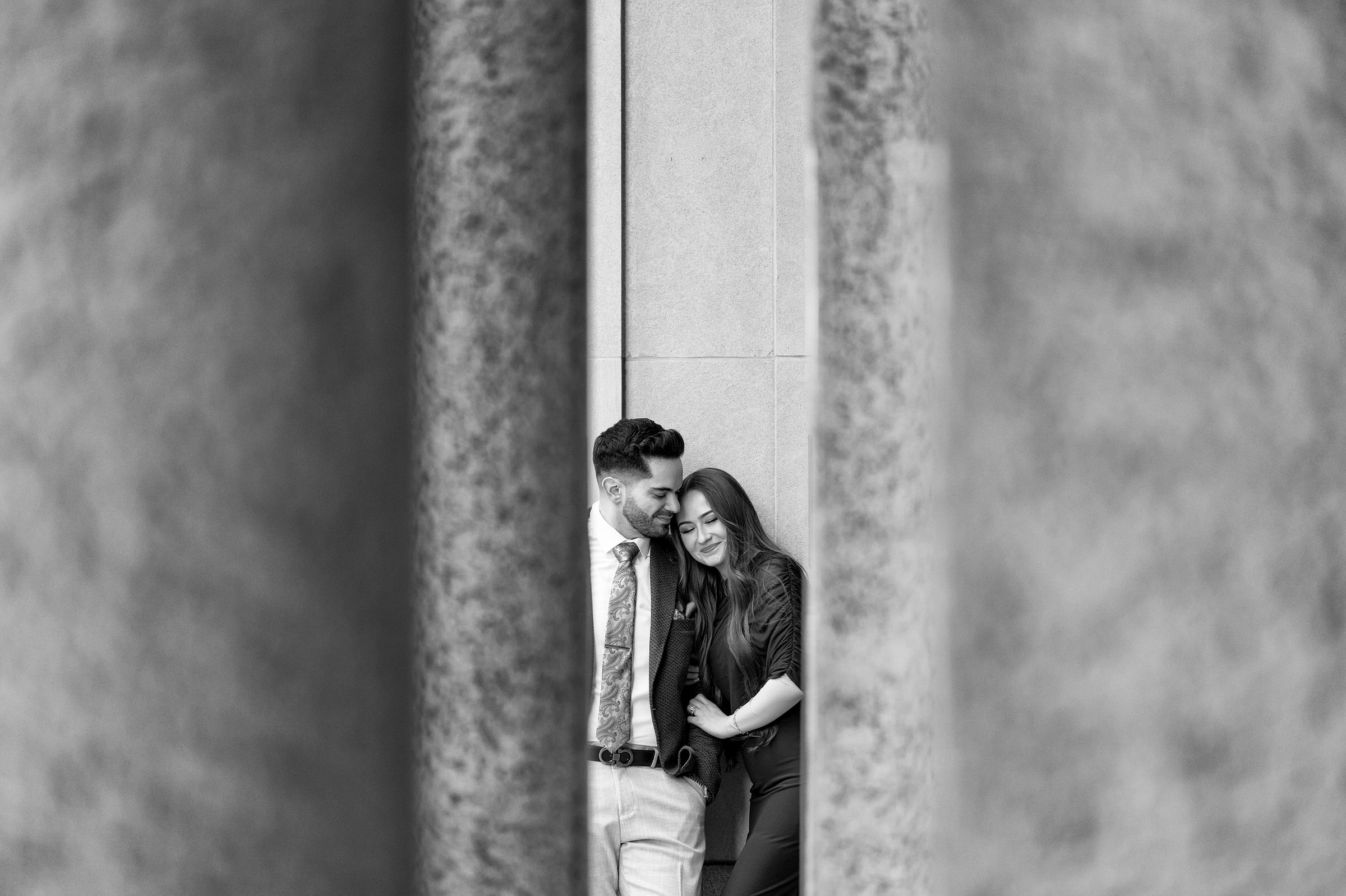 Engagement Session at Fisher Building 