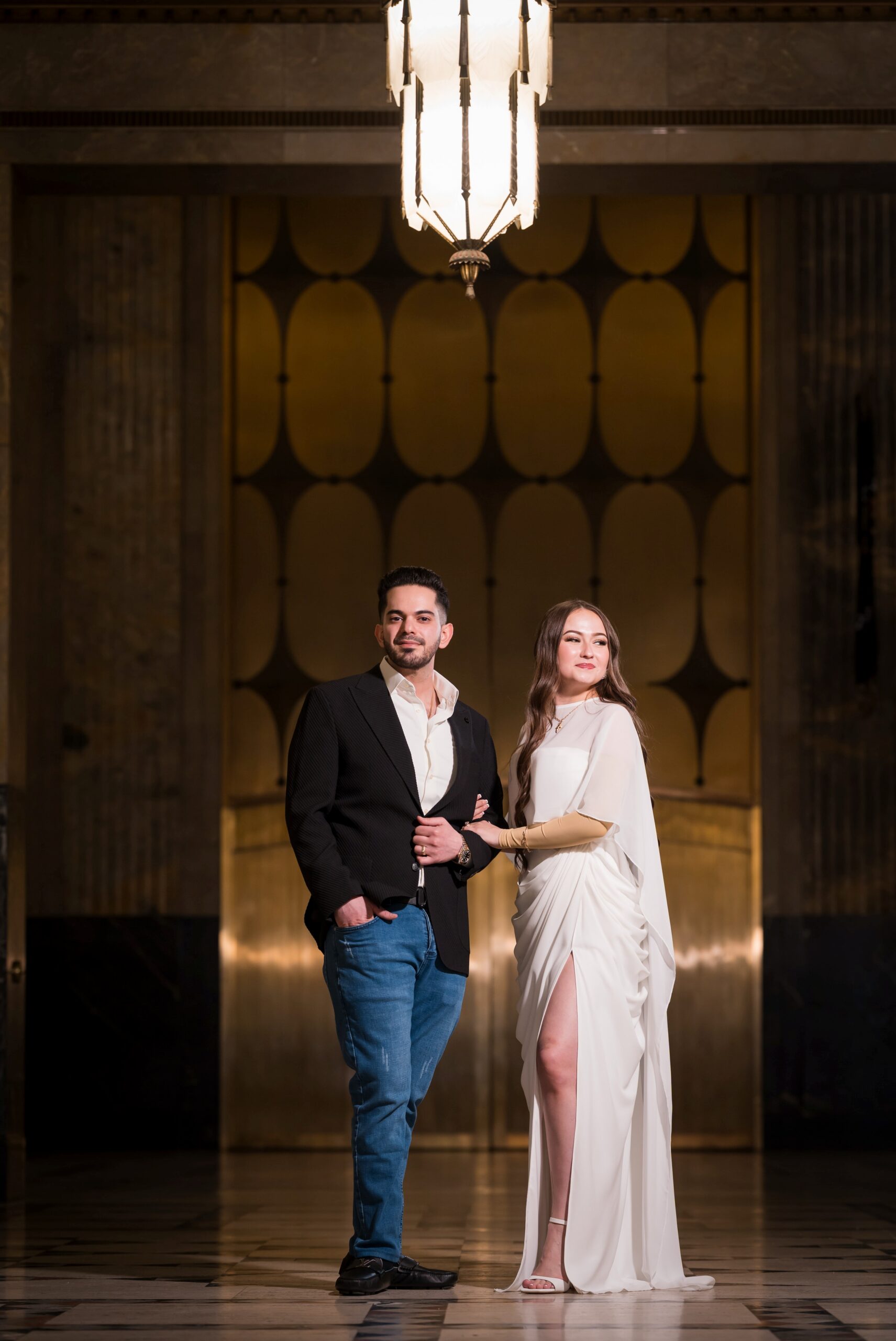 Engagement Session at Fisher Building