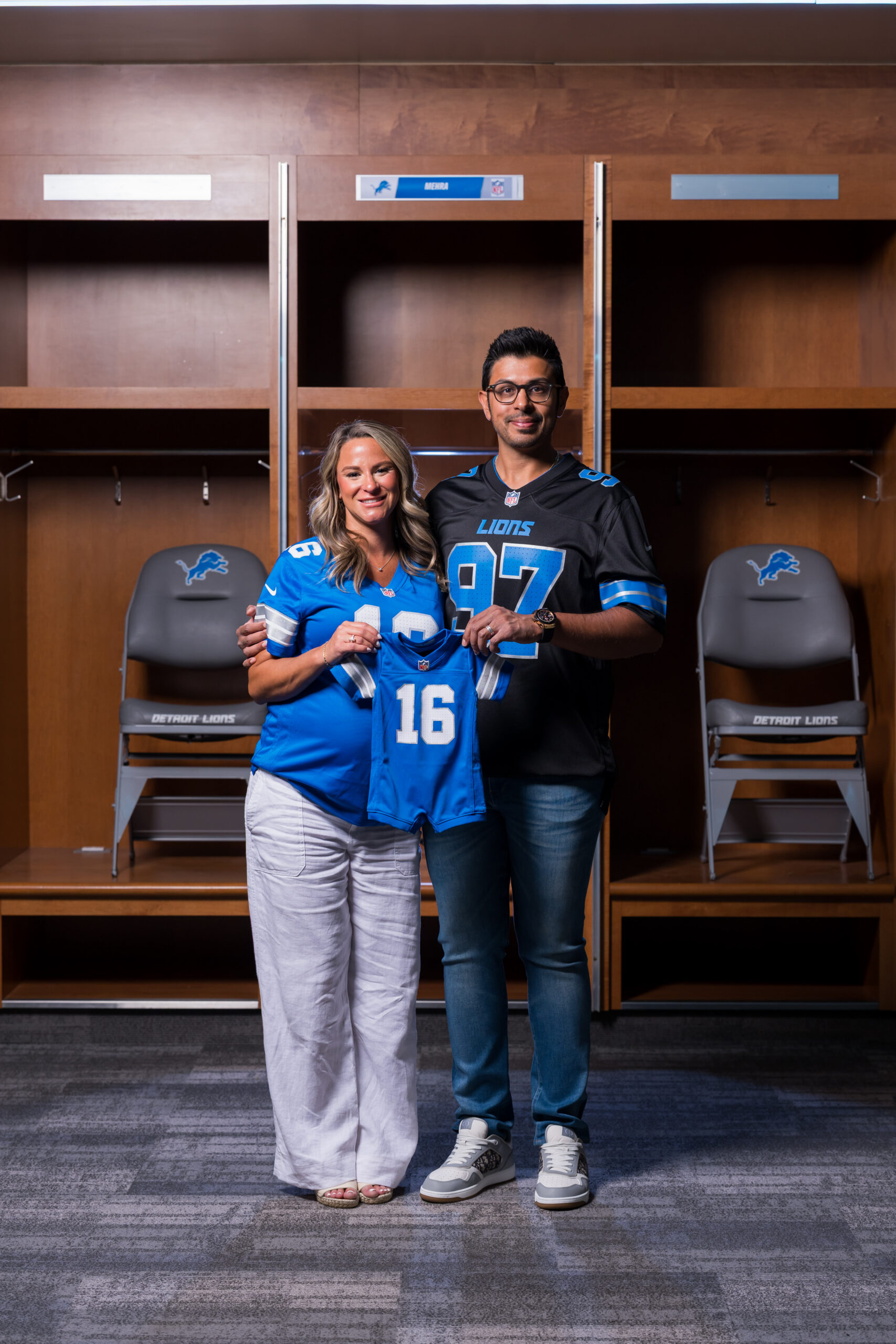 Maternity Session at Ford Field
